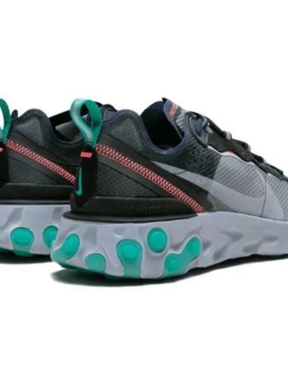Nike React Element 87 Sneakers Men’s Size 12 – Neptune Green/Navy/Grey/Teal
